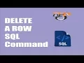 DELETE A ROW SQL COMMAND IN MS-ACCESS
