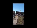 Officials are responding to a train derailment in Rosenberg