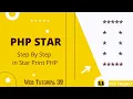 Hollow Square Pattern Star Print In PHP Print Column Print Only Star In First And Last Row