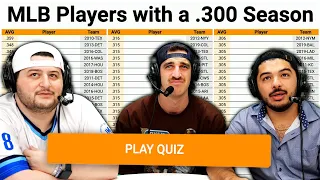 Can we name every 300 hitter of the 2010 s MLB sporcle