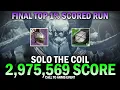 Lagu Solo The Coil 2,975,569 Score (My Final Top 1% Score Run) [Destiny 2]