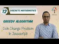 Greedy Algorithm Coin Change Problem in Javascript