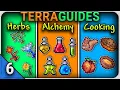 How to Do Alchemy Cooking in Terraria How to Farm Herbs Early Game TerraGuides Ep 6