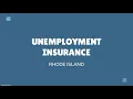 Rhode Island Unemployment Application Guide