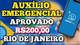 URGENTE! AUXÍLIO EMERGENCIAL  DE ATÉ R$300,00 É APROVADO NO RIO DE JANEIRO PARA DESEMPREGADOS.