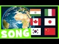Countries Hello Song Say Hello in Different Languages