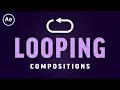 How to Loop Animations Compositions After Effects CC Tutorial