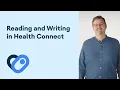 Reading and writing in Health Connect