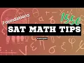 Scatterplots SAT Math Foundations