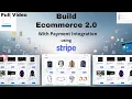 Full E-Commerce App with Payment Gateway Stripe JavaScript HTML CSS Project