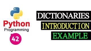 Dictionaries in Python Programming Tutorial