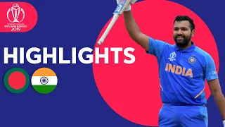 Rohit Hits Ton & Bumrah Masterclass | Bangladesh vs India - Highlights | ICC Cricket World Cup 2019