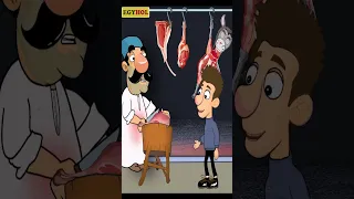 الخروف هرب من الجزار و حمادة  اشترك في القناة ليصلك كل جديد دندنها