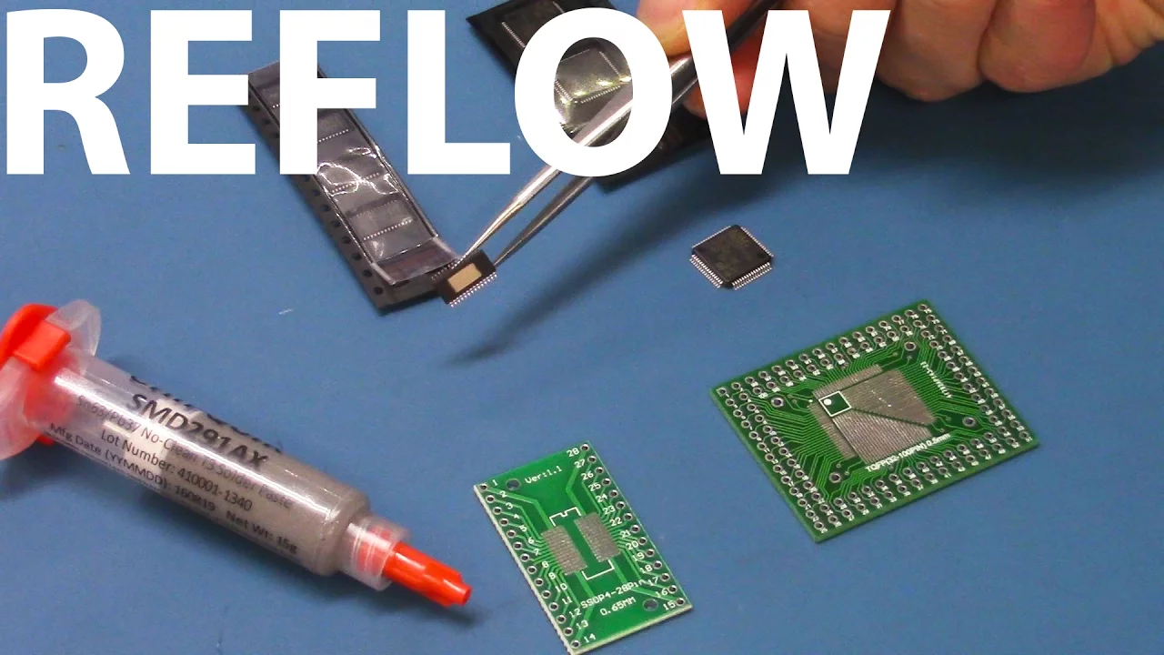 Soudure à air chaud - Reflow SMD