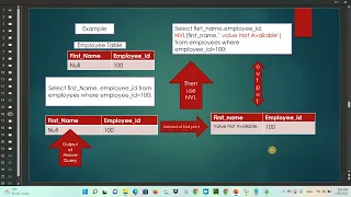 NVL Function in oracle SQL with example Lesson 14