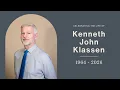 The Funeral Service of Ken Klassen