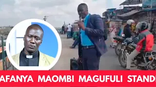 MCHUNGAJI MASHIMO AFANYA MAOMBI STANDI YA MAGUFULI, AWAOMBA MADEREVA KUACHA MGOMO