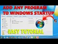 How to add a program to the windows startup Batch And Print Pro for example
