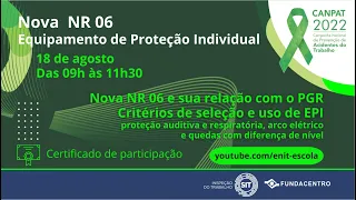 Nova NR 06 - Equipamentos de Proteção Individual