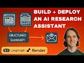 Build Your Own AI Research Assistant in Python That Works While You Sleep