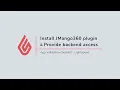 Lightspeed Install JMango360 app provide backend access