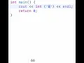 EasyCpp Integers associated to Characters