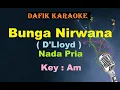 Download Lagu Bunga Nirwana (Karaoke) D'lloyd Nada Pria/Cowok Male Key Am Lagu Nostalgia Tembang Kenangan