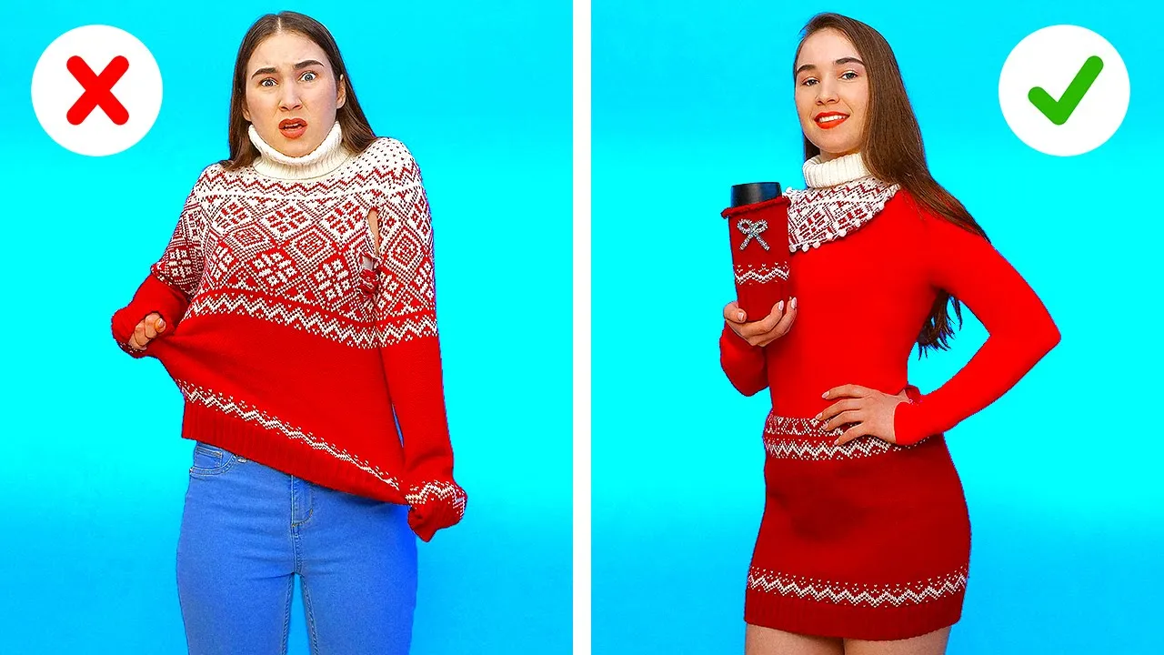 SUPER COOL WINTER CLOTHES LIFE HACKS AND CRAFTS || 8 Winter Outfit Ideas by 123 GO! Play