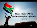 Nkosi Sikelel' iAfrika (south african national anthem, with lyrics) - Inno nazionale sudafricano