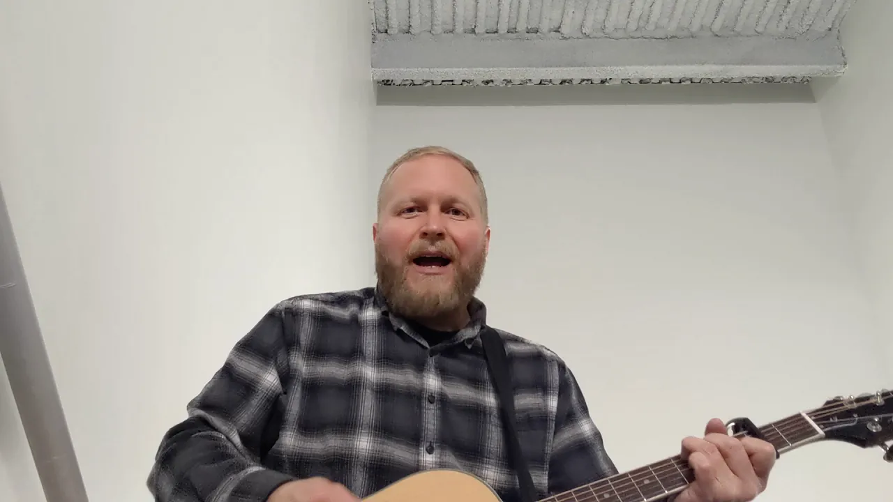 Cover of Heaven by Kane Brown - Work stairwell session