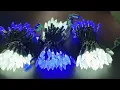 Blue and white C6 LED Christmas String Lights