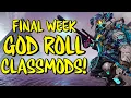 FINAL WEEK Easy GOD ROLL Classmods and Artifacts BL3 Nekrotafeyo Loot the Universe Locations