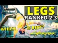 All Leg Cyberware Ranked Worst to Best in Cyberpunk 2077 2 3