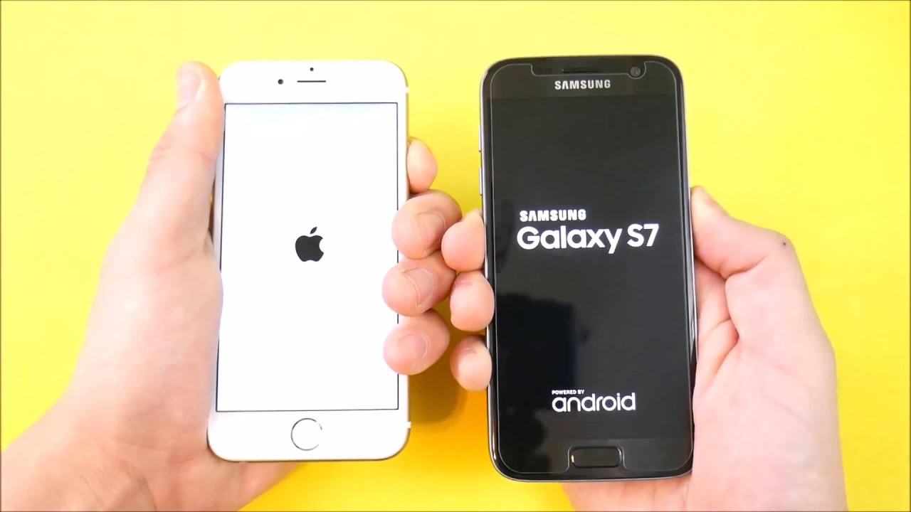 Galaxy S7 Edge vs. iPhone 6S Plus Speed Test