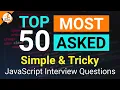 Top 50 JavaScript Interview Questions in Hindi JavaScript Tutorials in Hindi