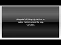 Angular 2 Using ng-content in ngFor cannot access the loop variables