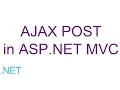 AJAX POST in ASP NET C