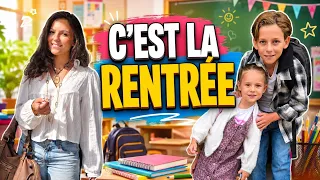 3 ENFANTS, 3 RENTRÉES 😱 La veille + le jour J !