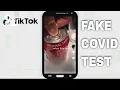 Yes you can fake a positive COVID test by swabbing it with soda