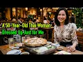 A 50-Year-Old Thai Woman Quietly Tried to Impress Me By Dressing Up Beautifully Just for Me