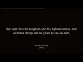 Matthew 6 33 NIV Bible Verse