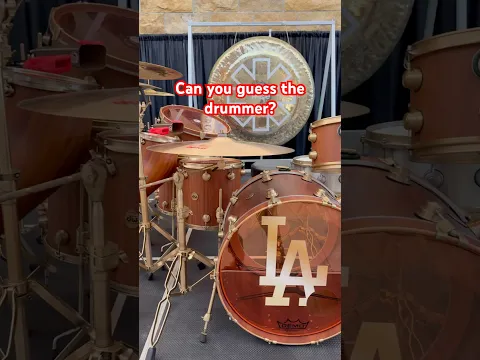 Guess the drummer for this incredible drum set! #drums