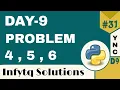 InfyTQ Programming Fundamentals Using Python Day 9 Practice Problems