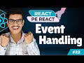 Event Handling In React JS Handling Events In React