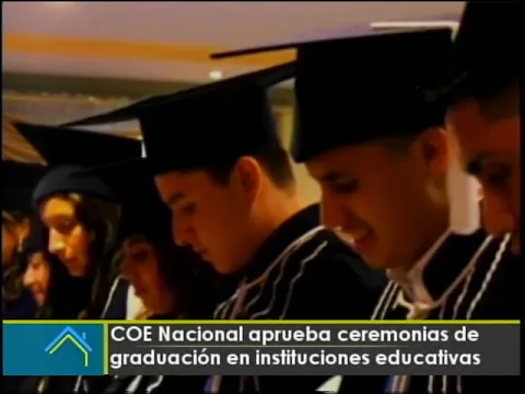 COE Nacional aprueba ceremonias de graduación en instituciones educativas