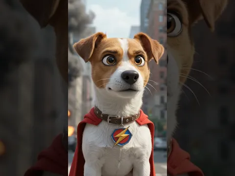 Junior el Super Perro y el Gato Mutante 😱 #viral #cine #funny #shorts #fyp #accion #trailer #short