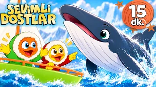 🐋 Balina Şarkısı | Sevimli Dostlar’ın En Güzel Masal Şarkıları | Kırmızı Tavuk, Karınca ve Çekirge