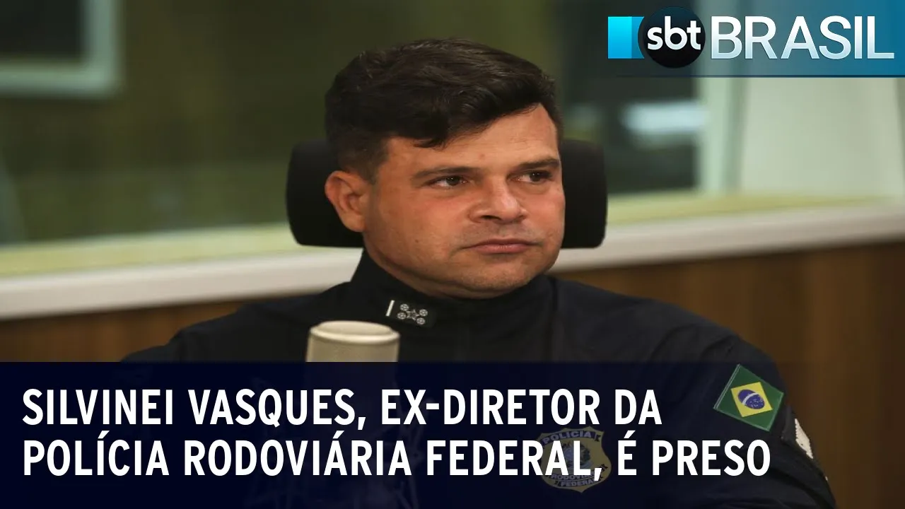 Silvinei Vasques, ex-diretor da Polícia Rodoviária Federal, é preso | SBT Brasil (09/08/23)