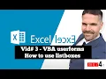 Excel Tutorials - VBA User Forms