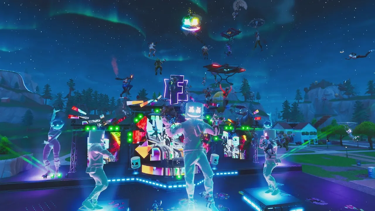 Marshmello Holds First Ever Fortnite Concert Live at Pleasant Park